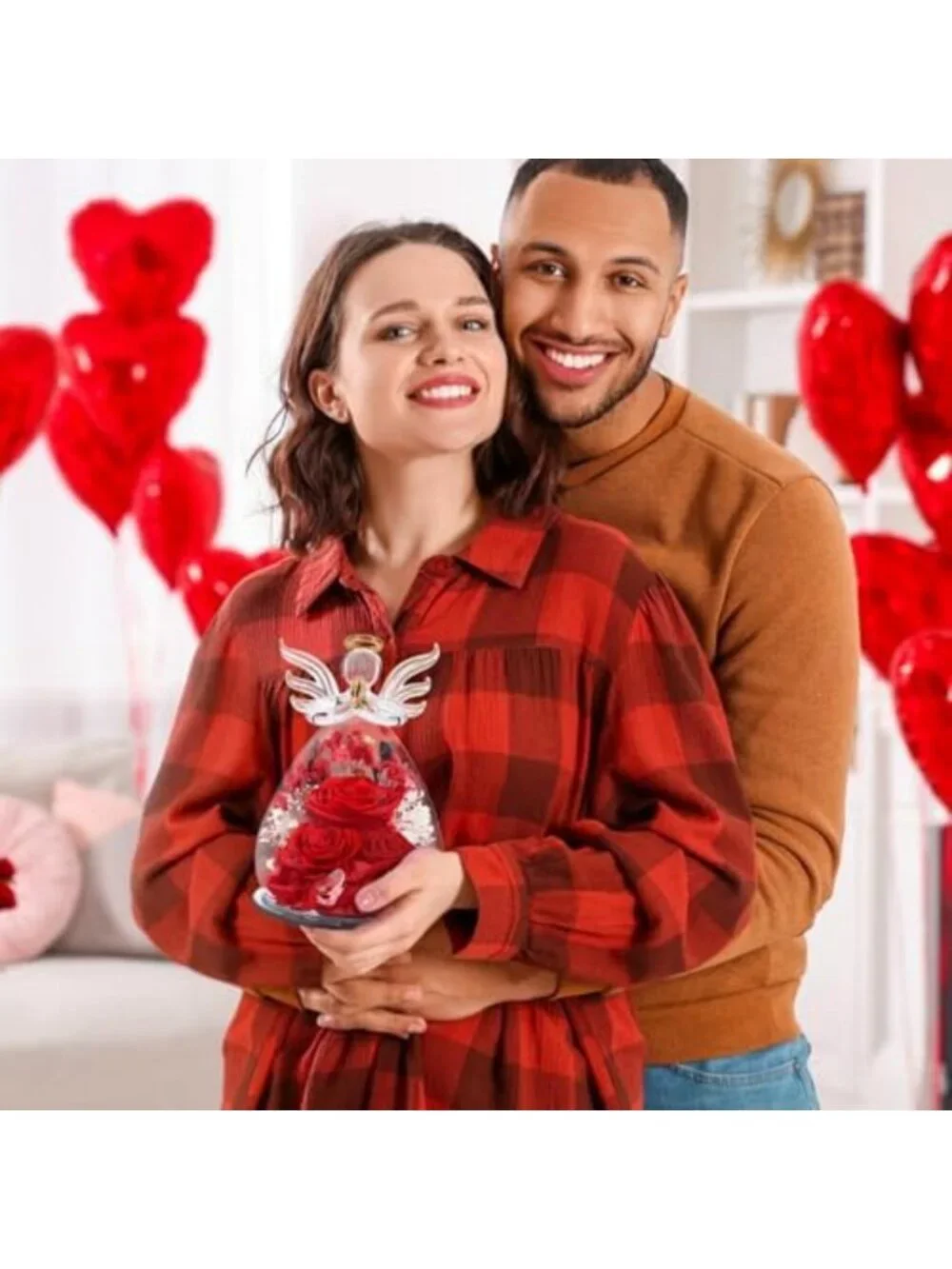 Forever Rose in Glass - Perfect Gift for Mom, Women, Anniversary & Birthday